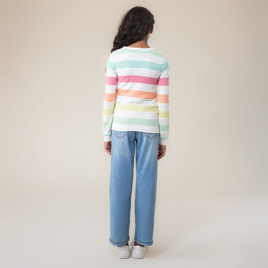 Pull Tricot Rayé Aloha 2-12ans-Nano-BOS-S2604-08-CLÉMENT