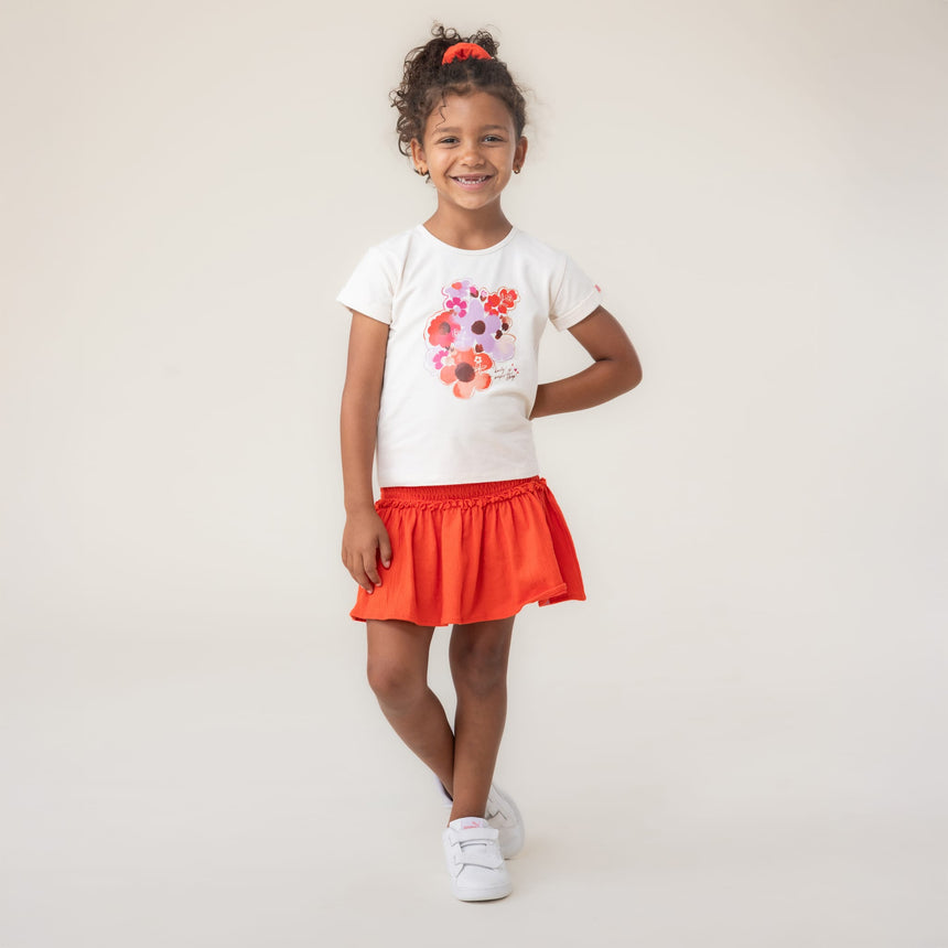 T-shirt Fleurs 2-12ans-Nano-BOS-S2608-05-CLÉMENT