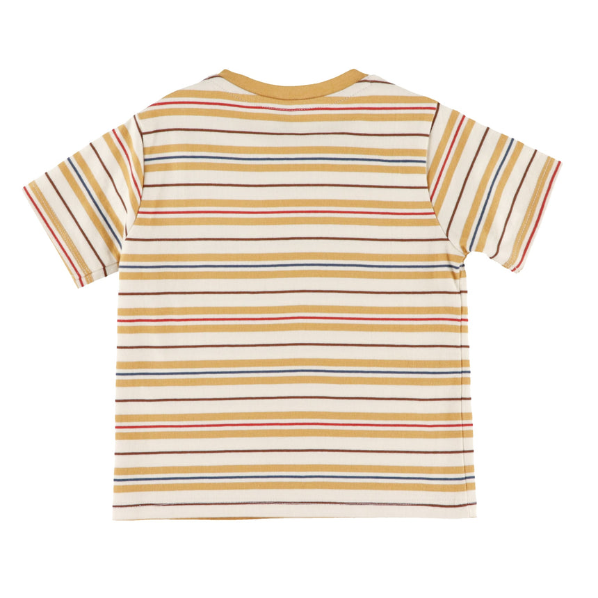 T-shirt Rayé Cheval 6-24mois-Nano-BOS-S2653-05-CLÉMENT