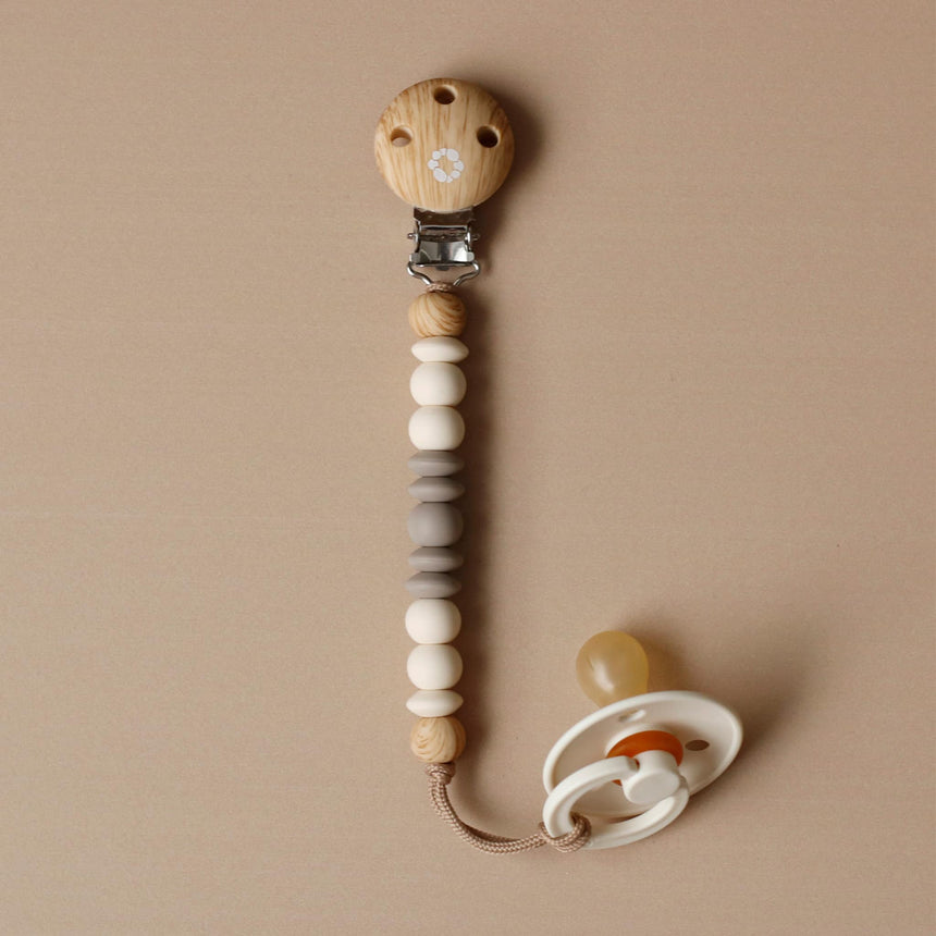 Attache-Suce Ora Bois - Blanc Ivoire