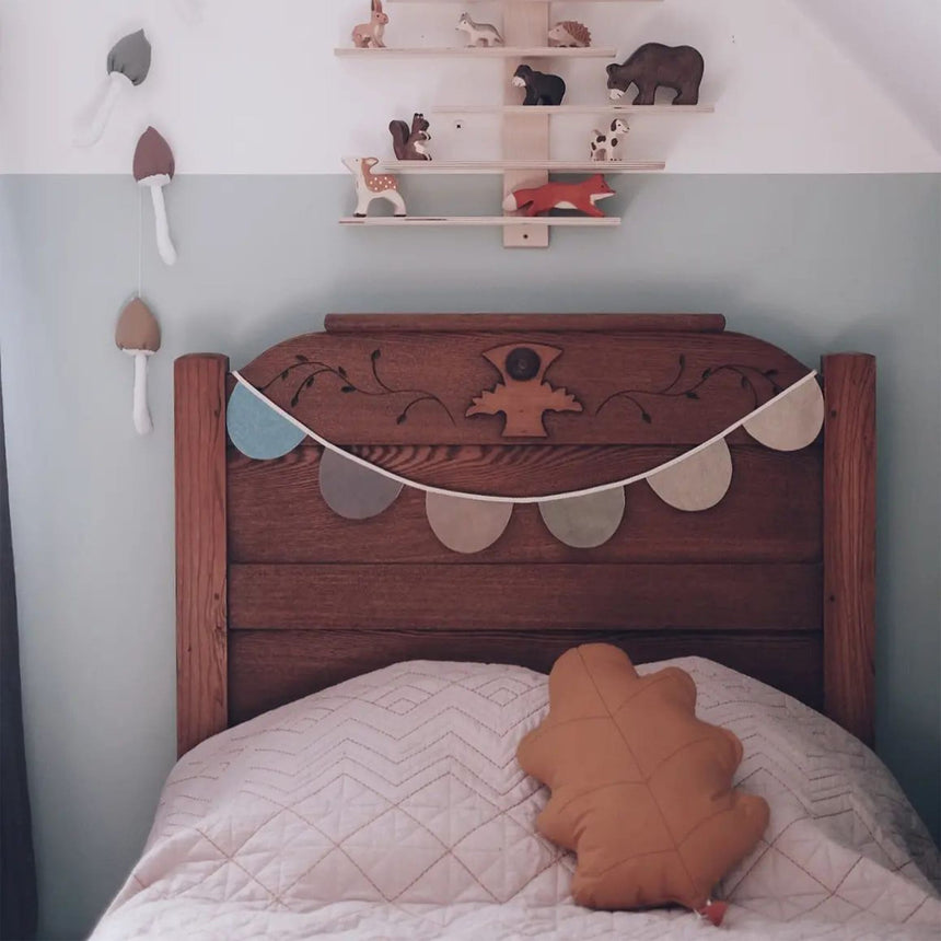 Coussin Feuille de Chêne - Ocre-The Butter Flying-BUT-PILOAKOCH-CLÉMENT