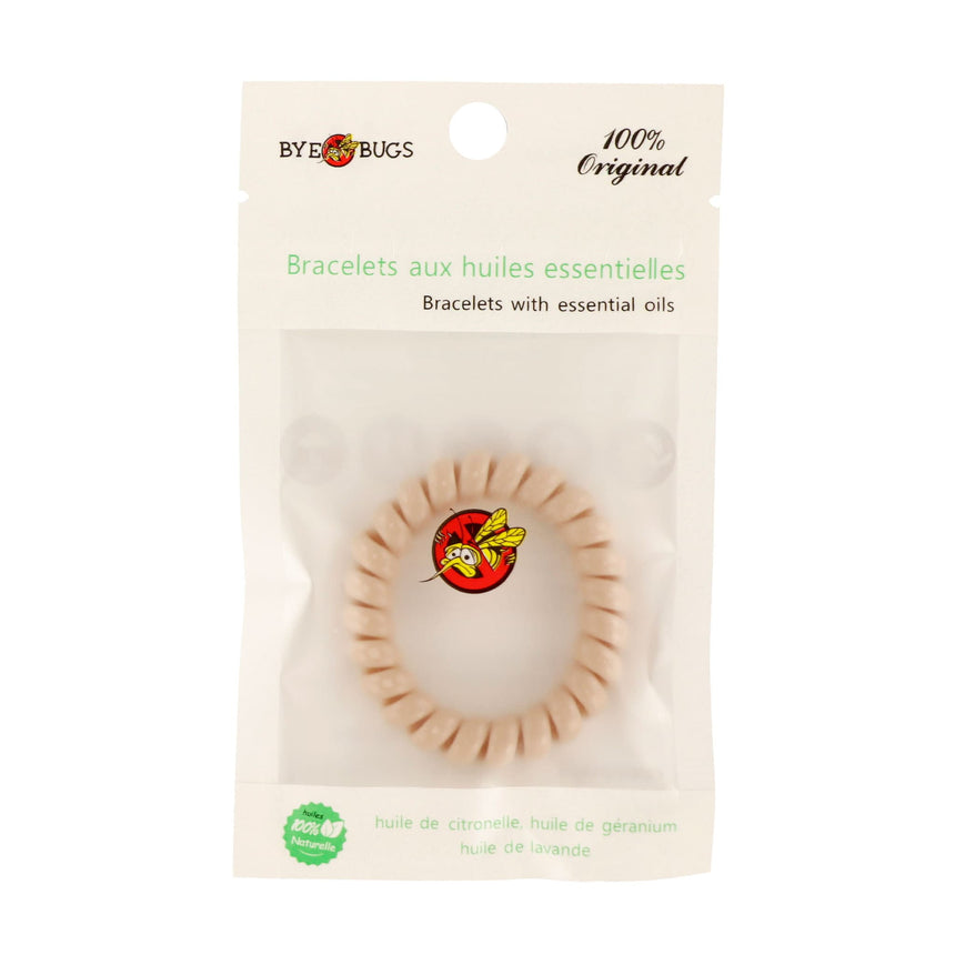 Bracelet Anti-Moustiques - Beige-Bye Bugs-BYE-BCLAS-BEIGE-CLÉMENT