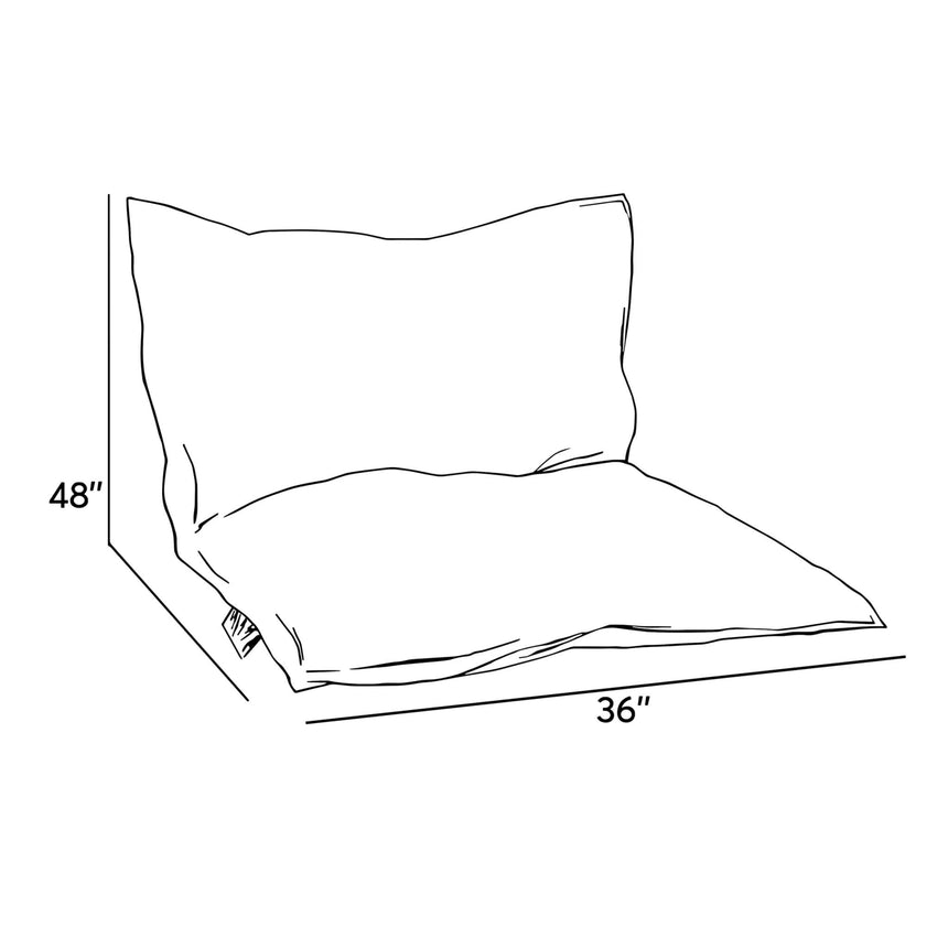 Classic Junior Bean Bag  Paloma - White