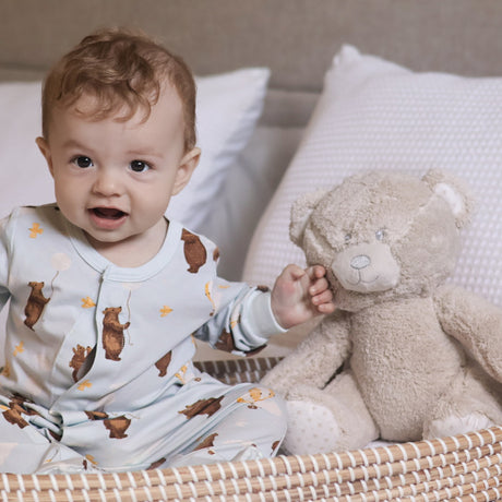 Couverture Et Peluche Ours