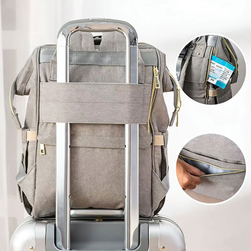 Sac À Couche À Dos Gris-Bebe Confort-CA3-MM786-G-CLÉMENT
