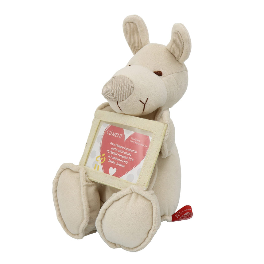 Porte-Carte Kangourou Fondation Sainte-Justine - Cachou