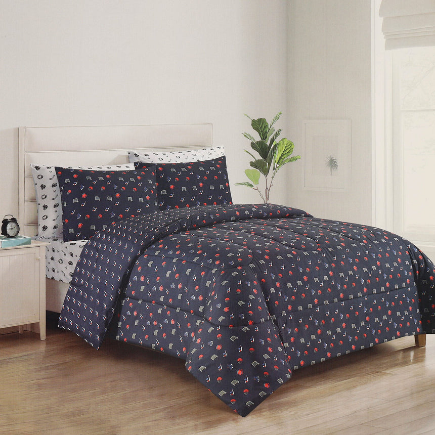 Ensemble Draps pour Lit Double - Hockey