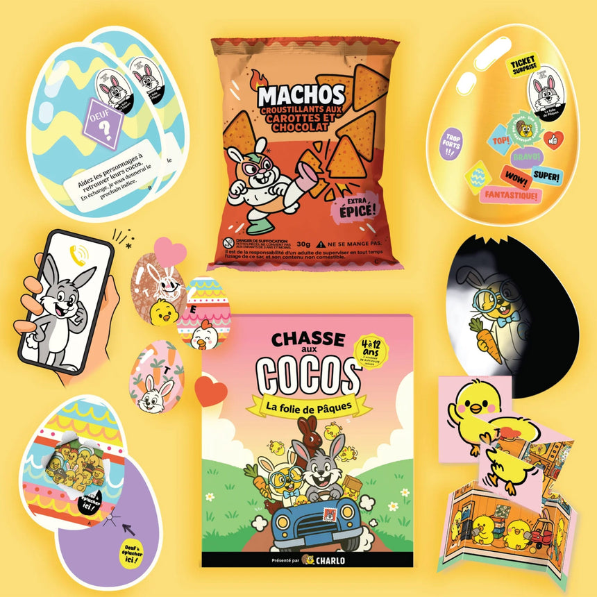 Chasse Aux Cocos - La Folie de Pâques-Charlo Jeux et Aventures-CAJ-249204-CLÉMENT