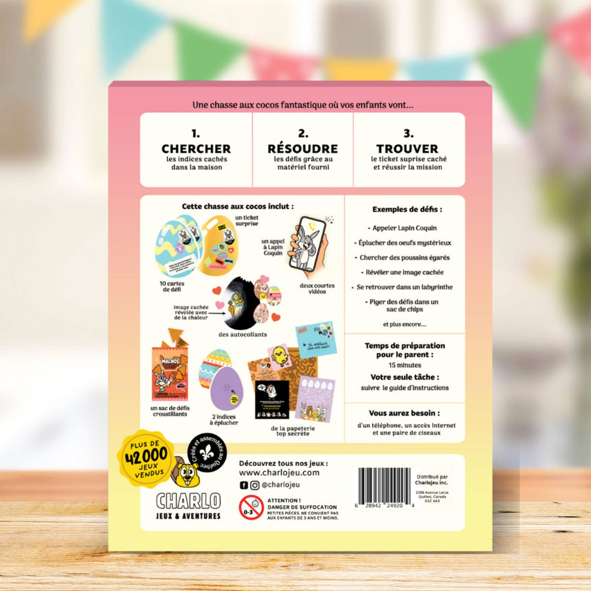 Chasse Aux Cocos - La Folie de Pâques-Charlo Jeux et Aventures-CAJ-249204-CLÉMENT