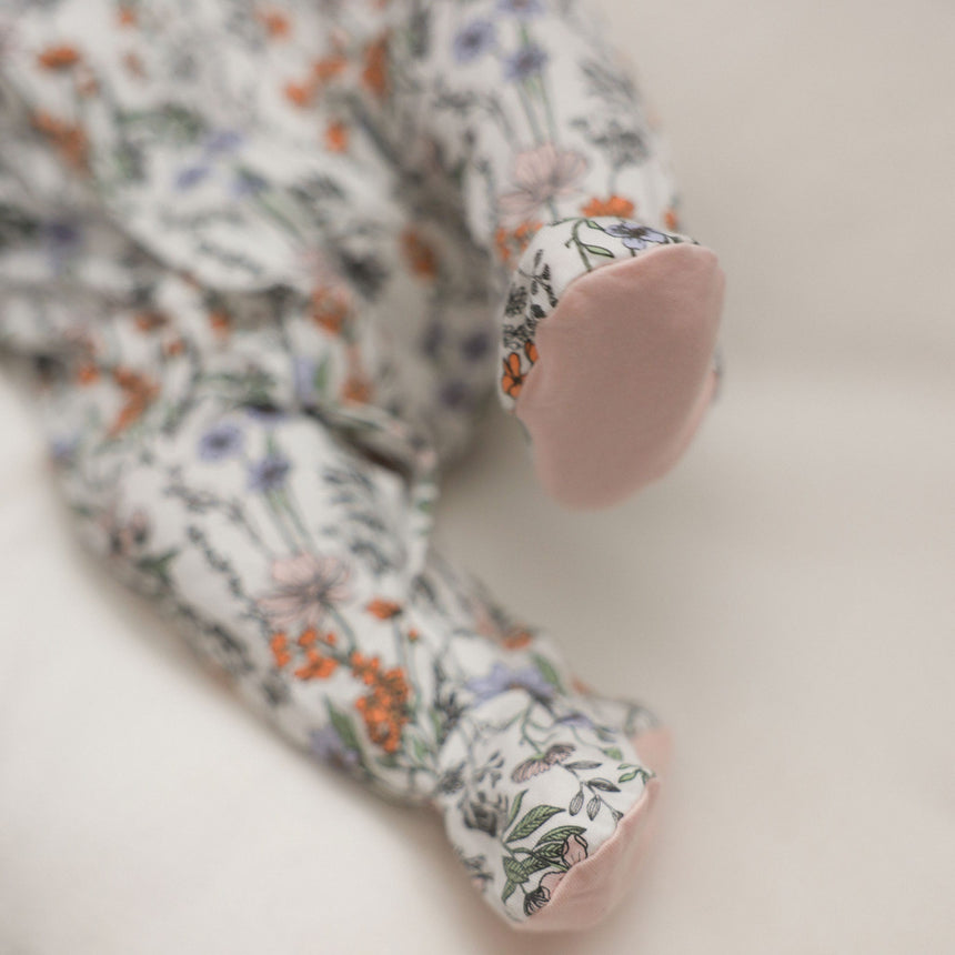Pyjama Magnétique Fleurs Prématuré -18mois-Colle Colle-CCL-PM60118-CLÉMENT