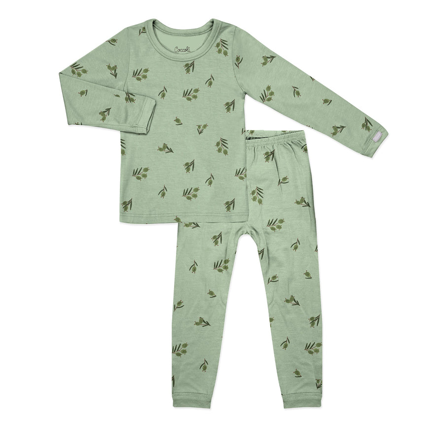 Pyjama Olives 2-12ans - Coccoli x La Petite Ourse-Coccoli-Olive-2-CCO-TLM60228-CLÉMENT