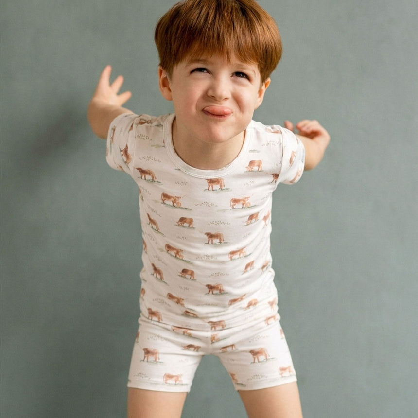Pyjama Court Vaches 2-12ans-Coccoli-CCO-TSM6023-CLÉMENT