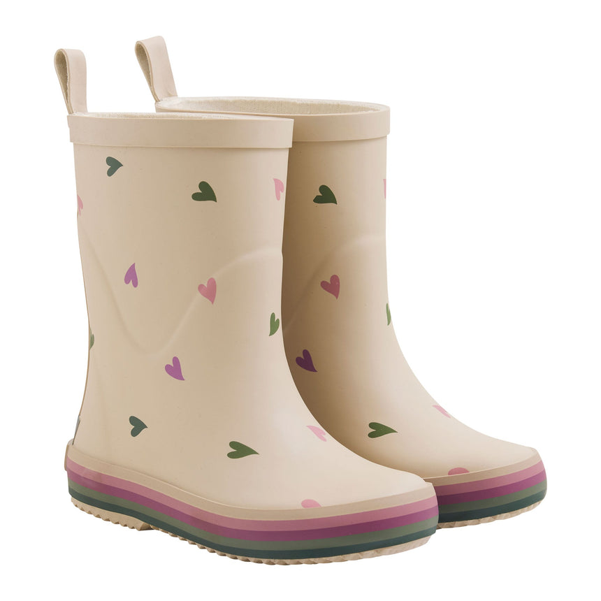 Botte De Pluie Coeurs Pointures 24-31-CeLaVi-Beige-24 E-CEL-320192-2106-CLÉMENT