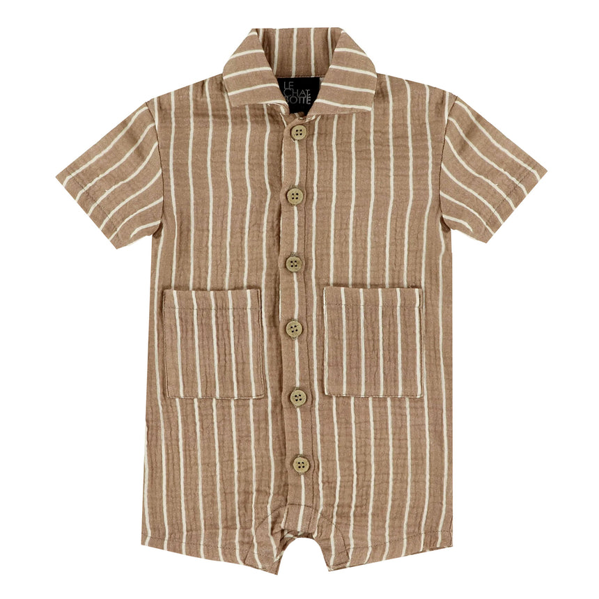 Barboteuse Mousseline 3-24mois