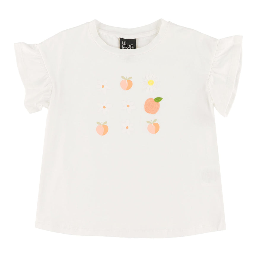 T-shirt Pique-nique 2-8ans-Chat Botte-Ivoire-2-CHI-1262477C-CLÉMENT