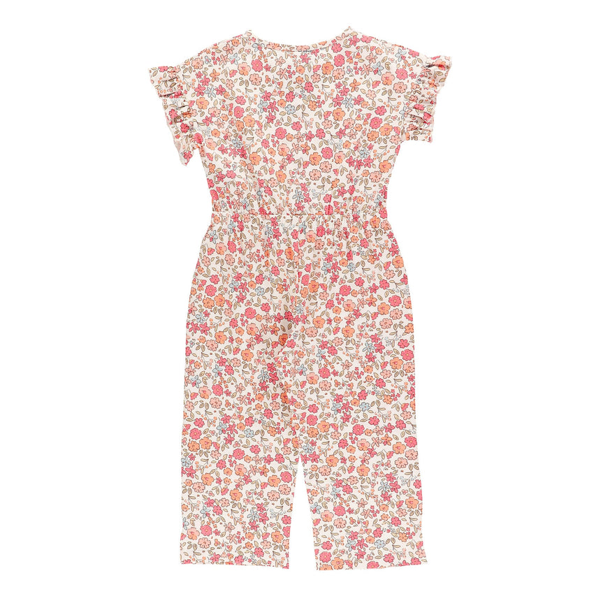 Combinaison Pique-nique Fleurs 2-8ans-Chat Botte-CHI-1262478C-PEC-CLÉMENT