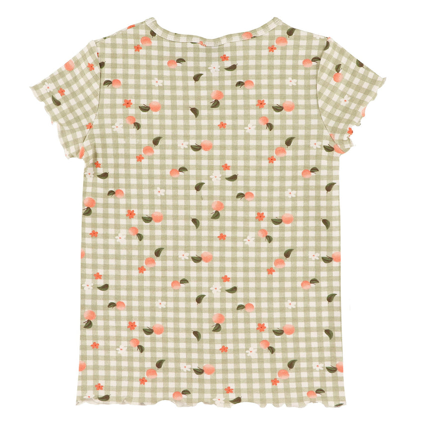 T-shirt Pique-nique Pêches 2-8ans-Chat Botte-CHI-1262479C-CLÉMENT