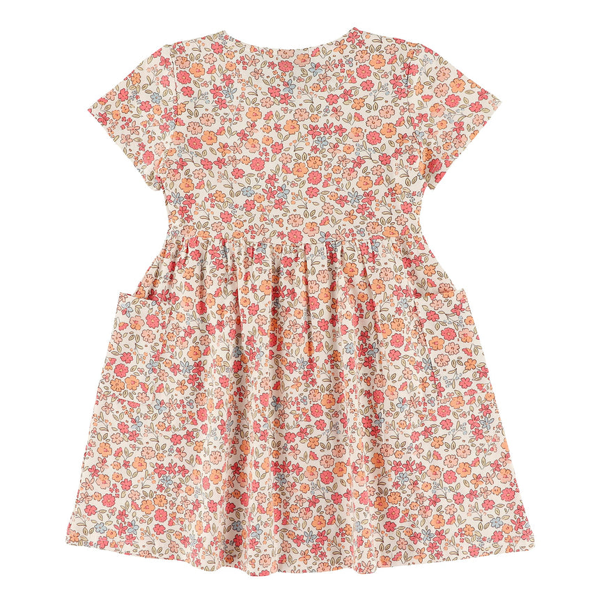 Robe Pique-nique Fleurs 2-8ans-Chat Botte-CHI-1262481C-PEC-CLÉMENT