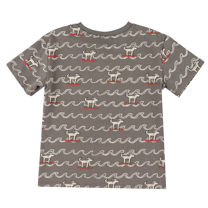 T-shirt Surf Chien 2-8ans-Chat Botte-CHI-1265454C-CHA-CLÉMENT