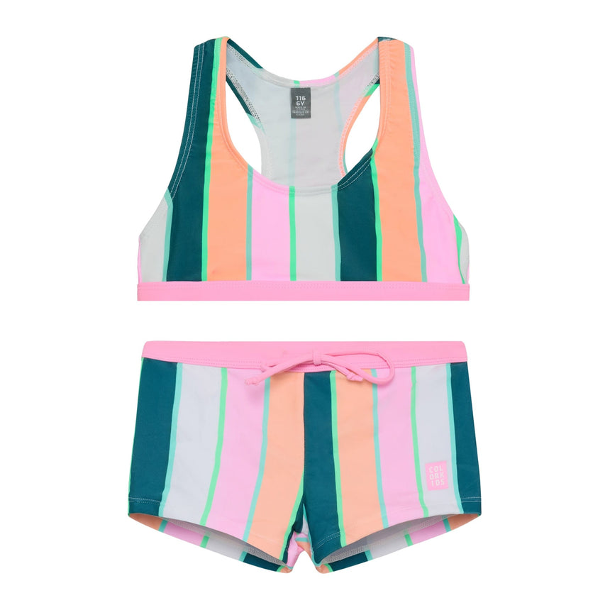 Maillot UV Rayures 4-12ans-Color Kids-Rose-4-CLO-720364-5708-CLÉMENT