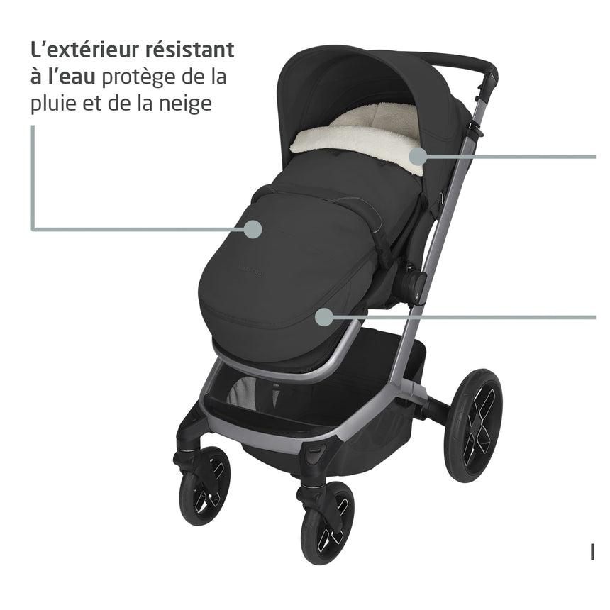 Chancelière 2-en-1 - Onyx Noir-Maxi-Cosi-COS-32281COYB-CLÉMENT