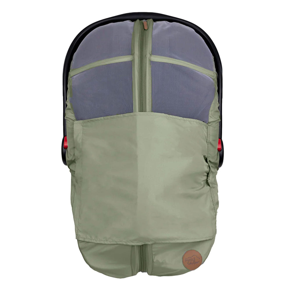 Housse avec protection UV pour coquille de bébé - Sauge