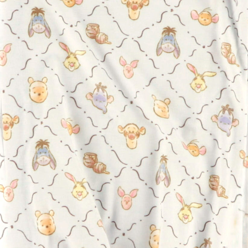 Drap Contour pour Lit de Bébé - Winnie the Pooh Classique-Draps Contour Bebe (412)-Copper Pearl-CLÉMENT