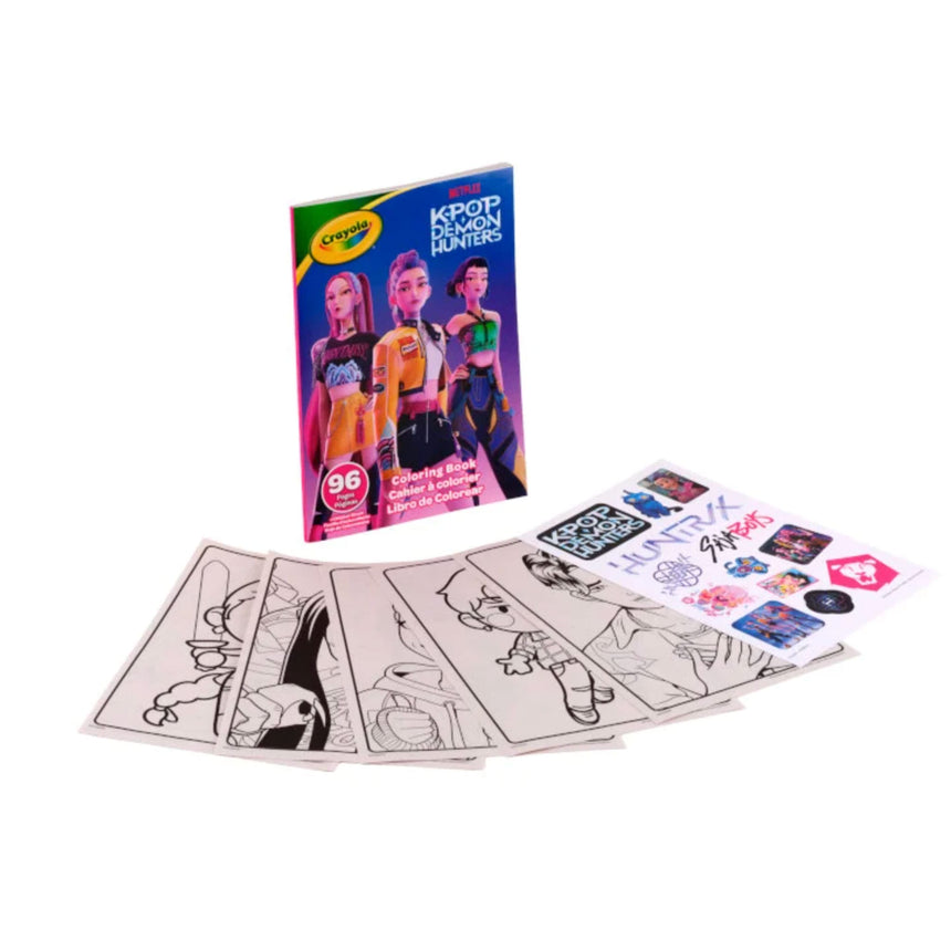 KPOP Demon Hunters Colouring Book