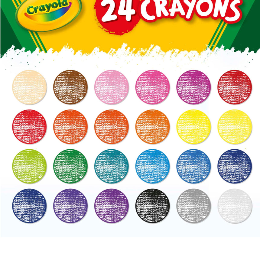 Crayons De Cire (24)-Crayola-CRL-52-0024-CLÉMENT
