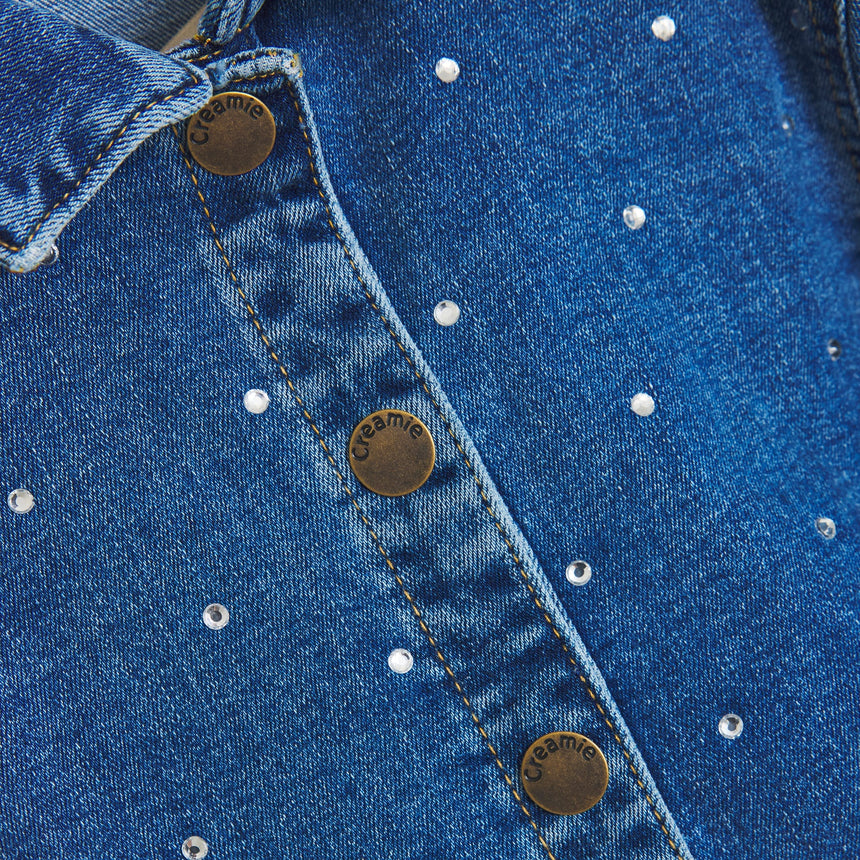 Veste Denim Brillant 7-14ans-Creamie-CRM-823166-7770-CLÉMENT