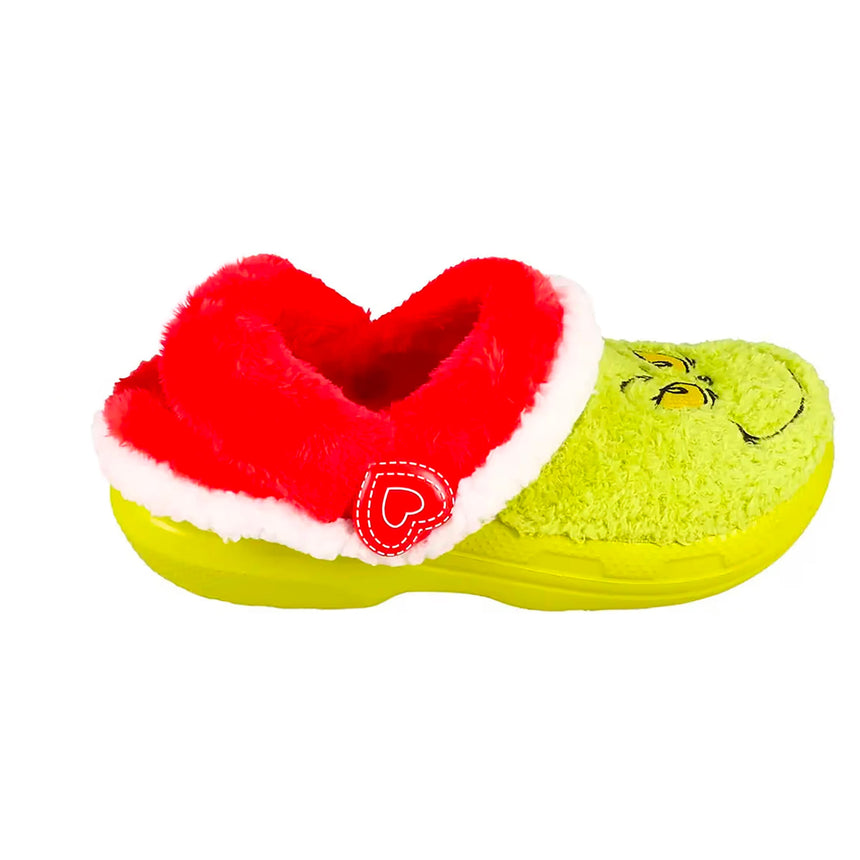 The Grinch Lined Clogs Sizes 4-10