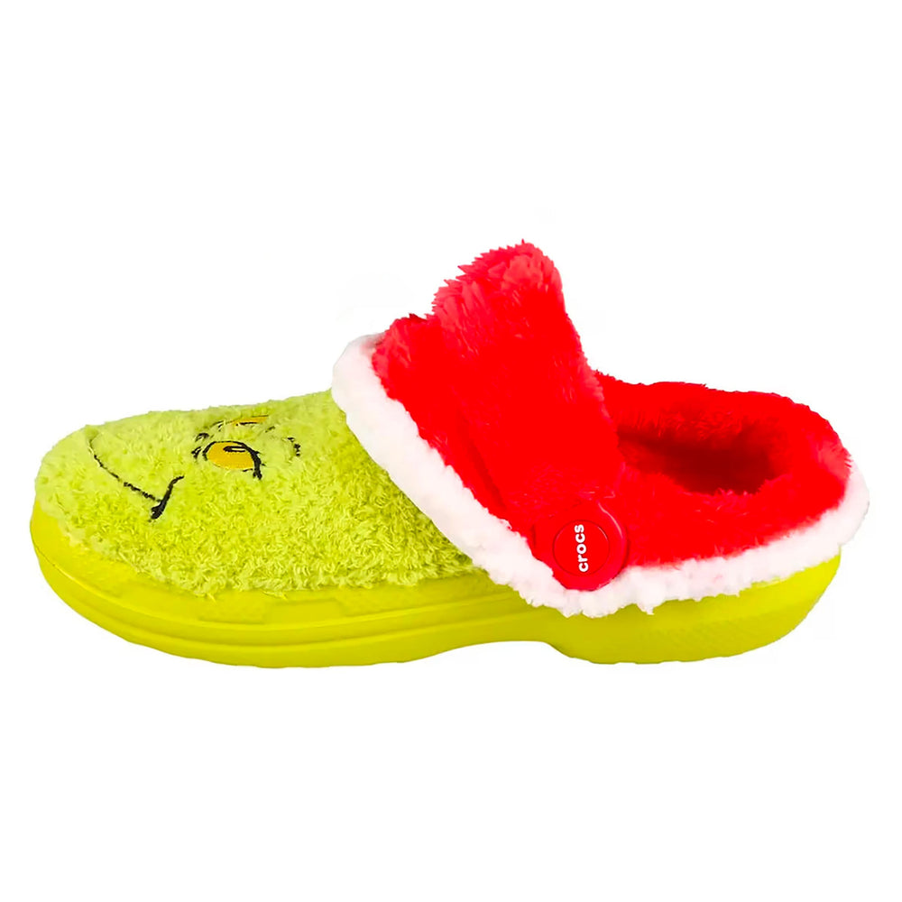 The Grinch Lined Clogs Sizes 4-10