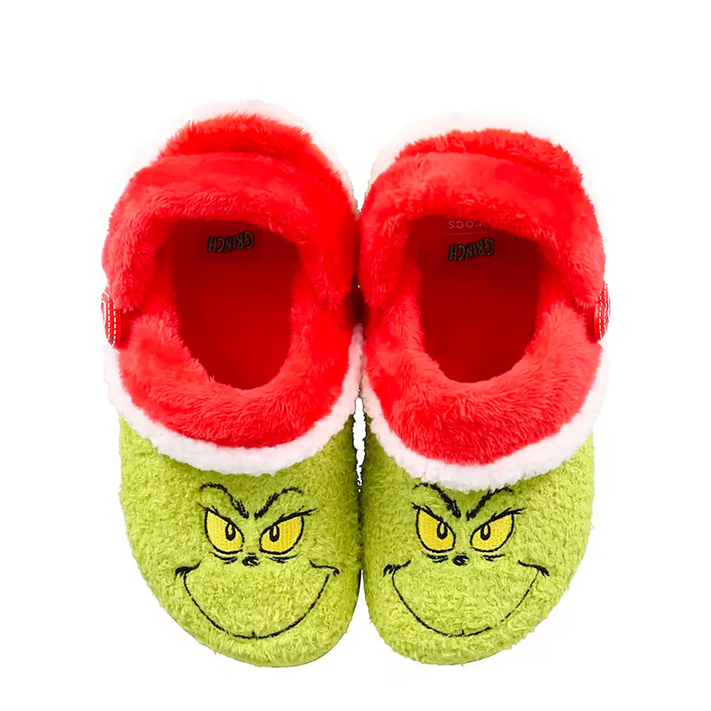 The Grinch Lined Clogs Sizes 4-10