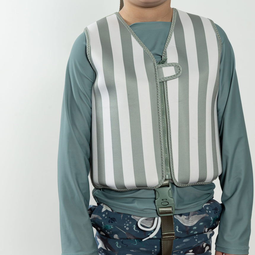 Veste de Nage Sauge 1-5ans-Current Tyed-CTY-CTVEST-SGSTR-CLÉMENT