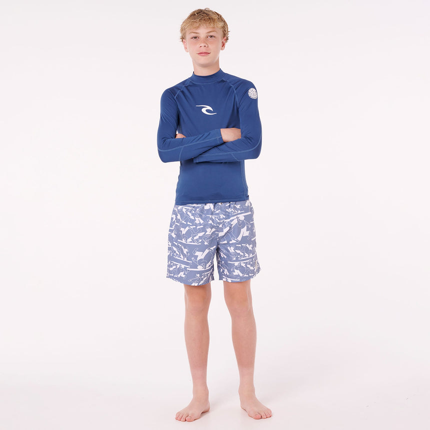 T-shirt Maillot UV Waves 8-14ans-Rip Curl-CUR-12VBRV-CLÉMENT