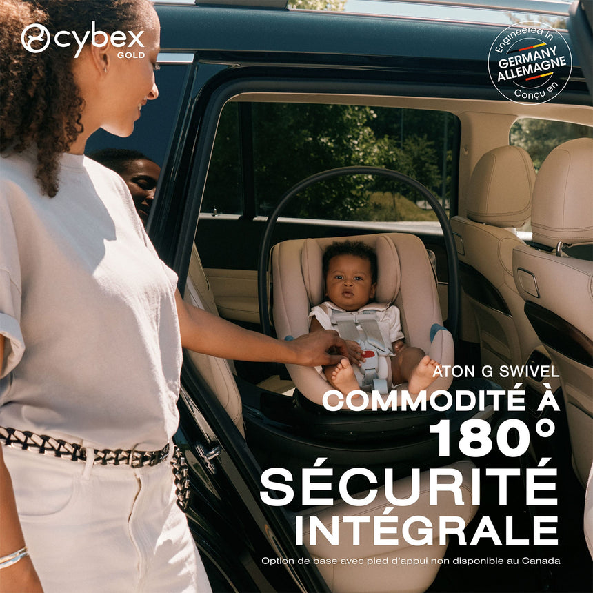 Siège Auto Rotatif Aton G Swivel - Stormy Blue-Cybex-CYB-524002645-CLÉMENT