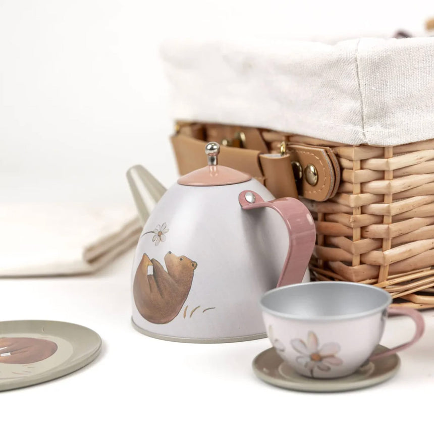 Set de Thé en Métal et Osier - Forêt-Egmont-EGM-6-540053-CLÉMENT