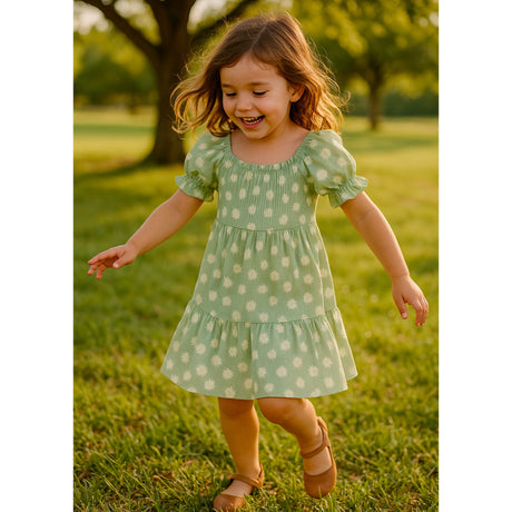 Robe Imprimée Sauge Rêveuse 7-14ans