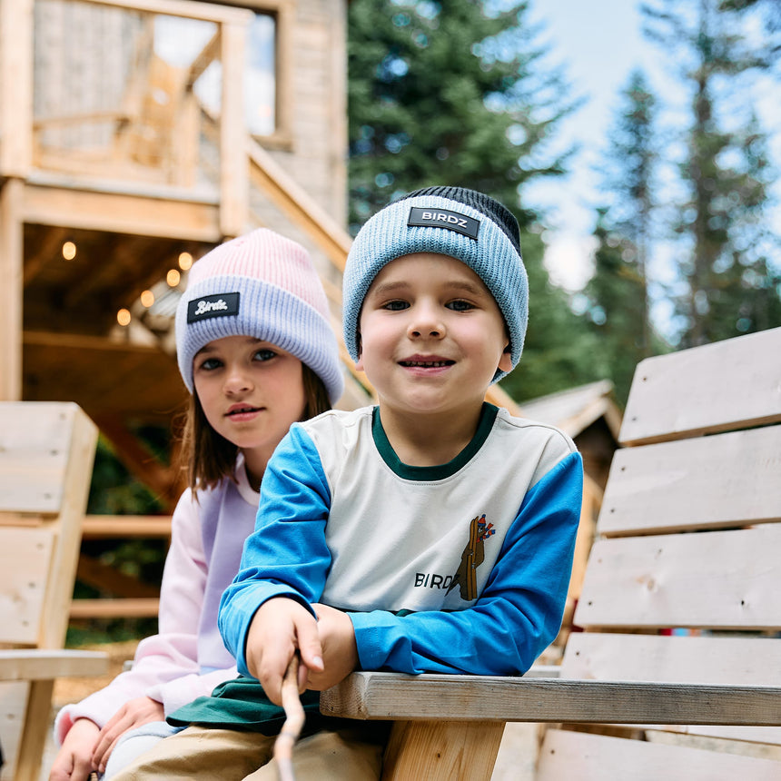 T-shirt Manches Longues Ours Ski 2-10ans