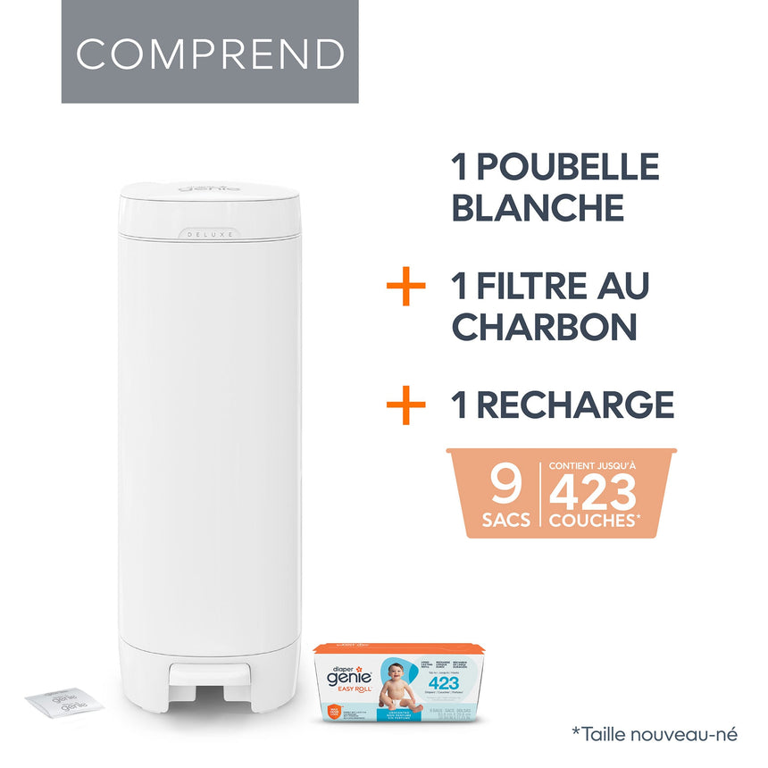 Poubelle À Couches Deluxe Blc-Diaper Genie-DIG-I000877-CLÉMENT