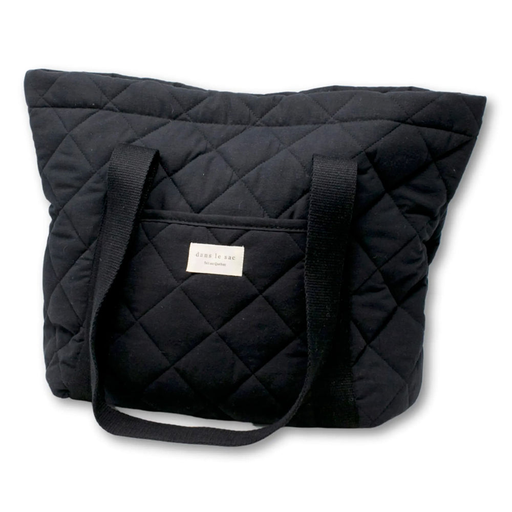 Quilt Tote bag - Black
