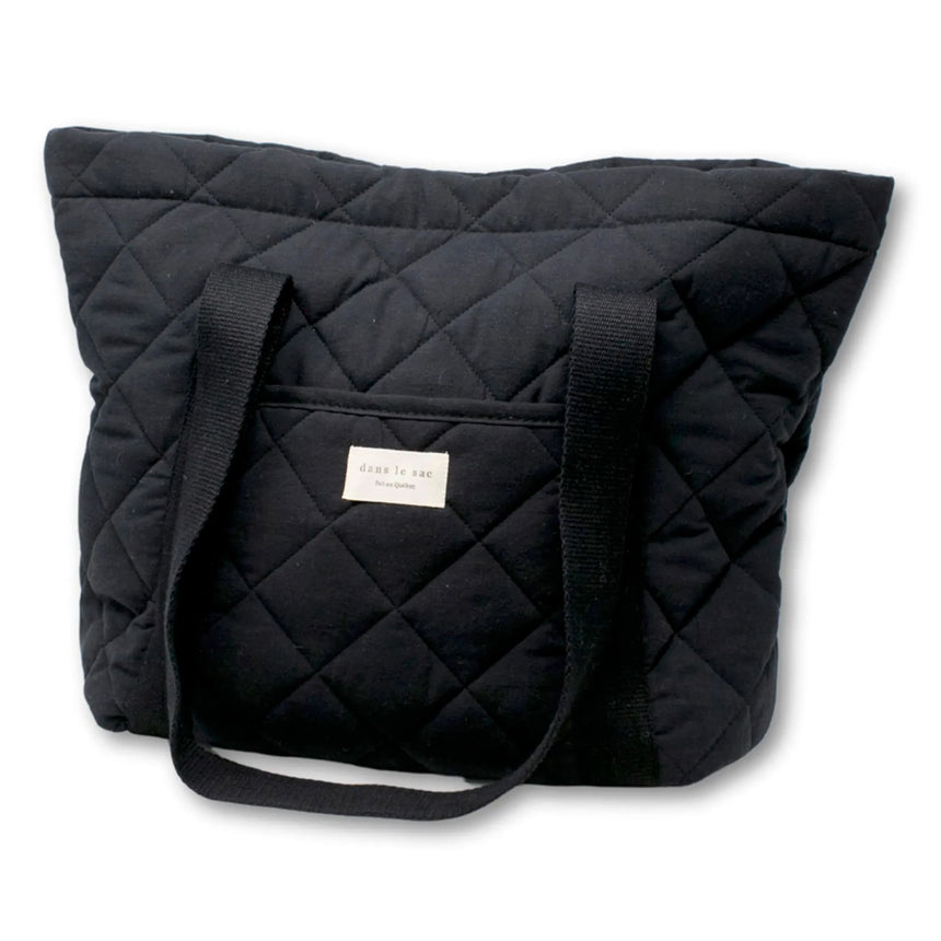 Quilt Tote bag - Black