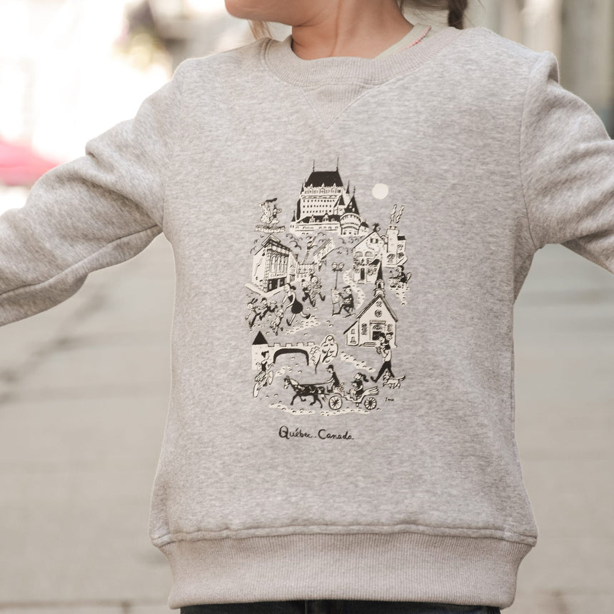 Old Quebec Crewneck 2-14y