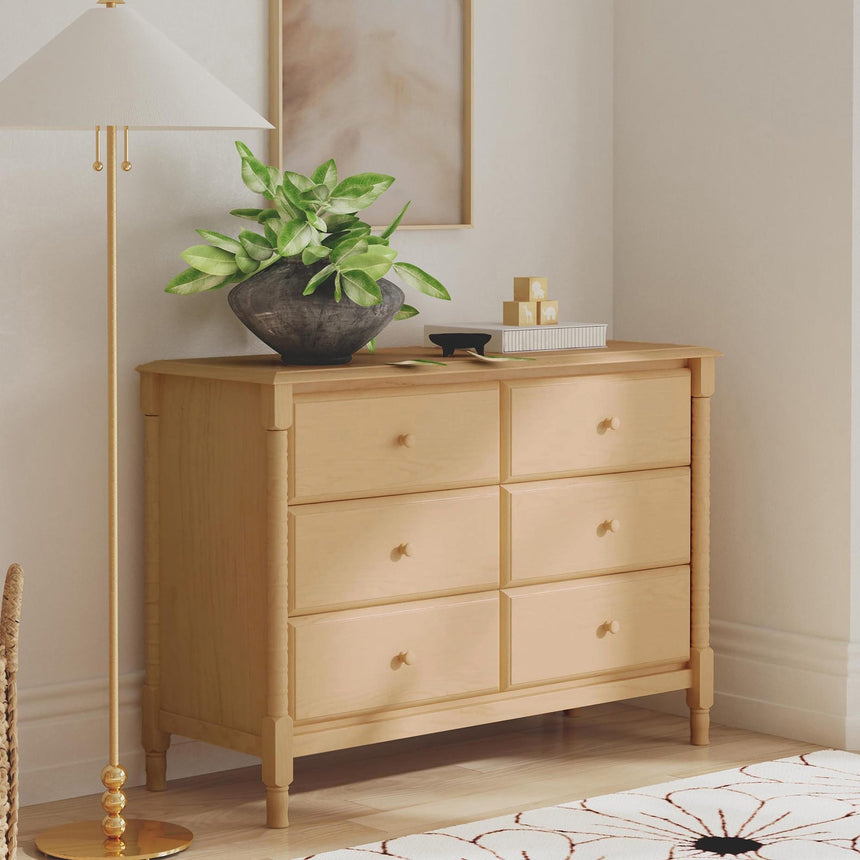Commode Jenny Lind 6 Tiroirs - Miel-DaVinci-DVI-M7326HY-CLÉMENT