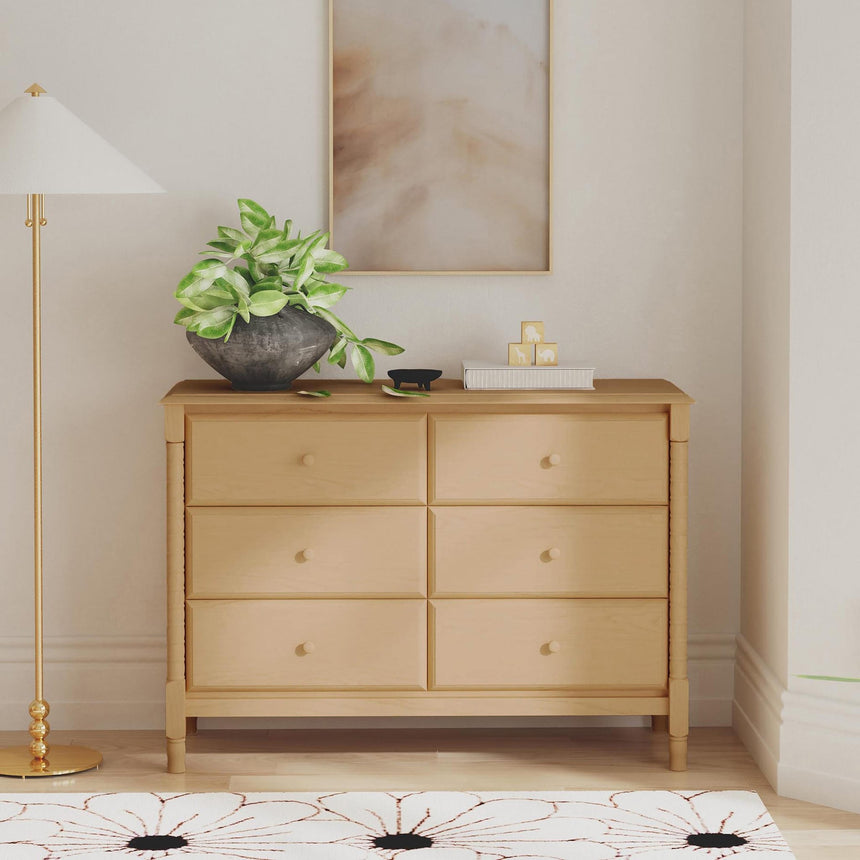 Commode Jenny Lind 6 Tiroirs - Miel-DaVinci-DVI-M7326HY-CLÉMENT