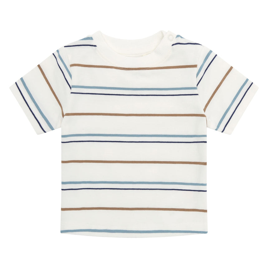 T-shirt Rayé 6-24mois-En Fant-Blanc-3 m-ENF-215401-1021-CLÉMENT