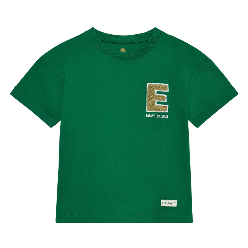 T-shirt Varsity 3-10ans-En Fant-Vert-3-ENF-230602-9026-CLÉMENT
