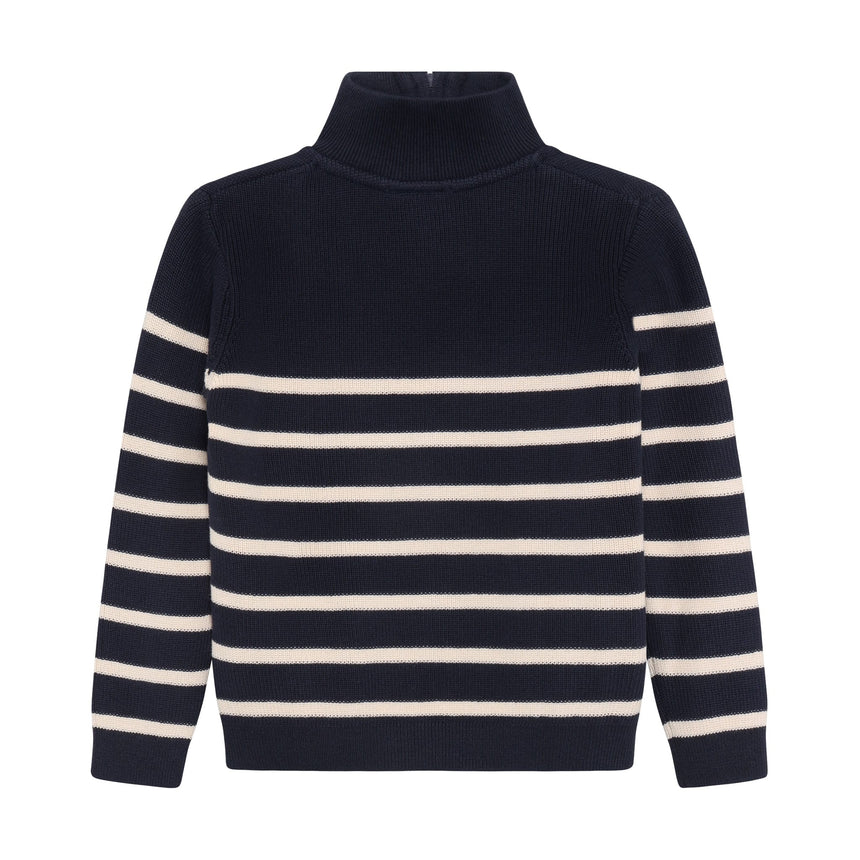 Pull Demi Zip Rayé 3-10ans-En Fant-ENF-230660-7021-CLÉMENT