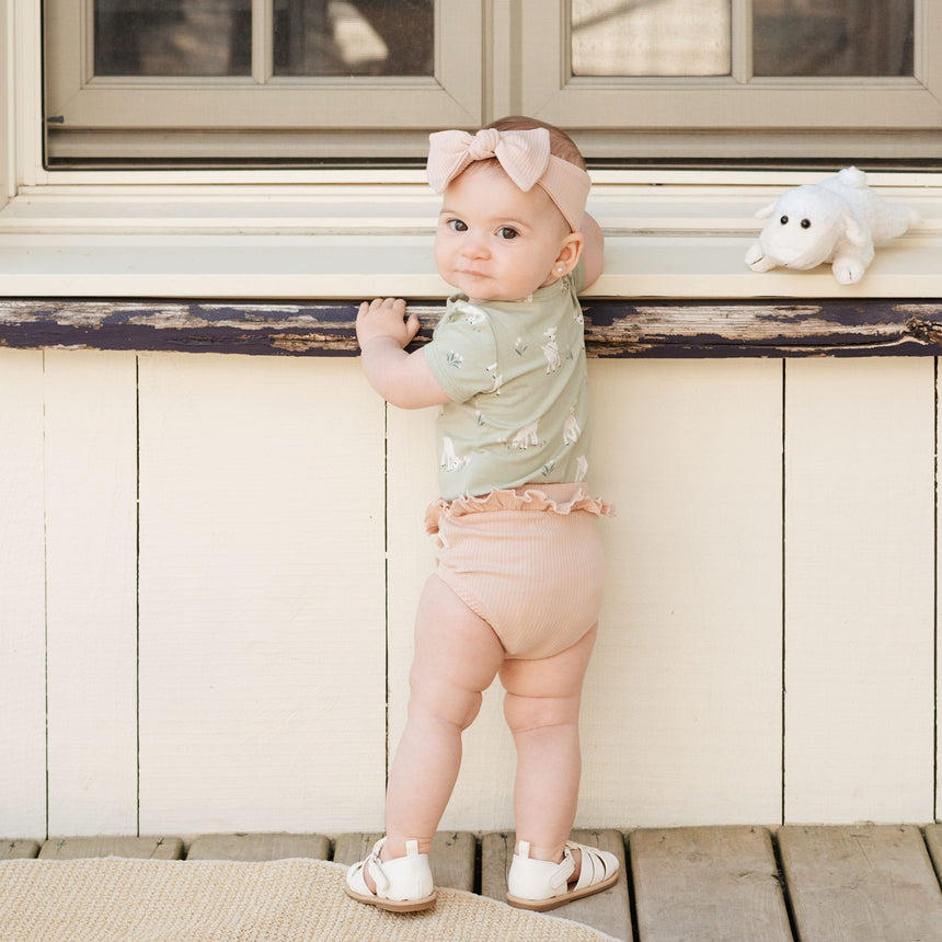 Ensemble Short Trois Pièces Agneaux 3-24mois-Firsts par Petit Lem-FIT-26SGW32E01-CLÉMENT