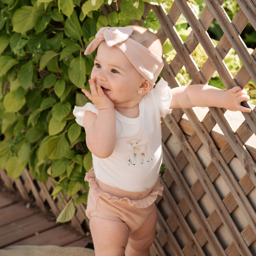 Ensemble Short Trois Pièces Agneaux 3-24mois-Firsts par Petit Lem-FIT-26SGW32E01-CLÉMENT